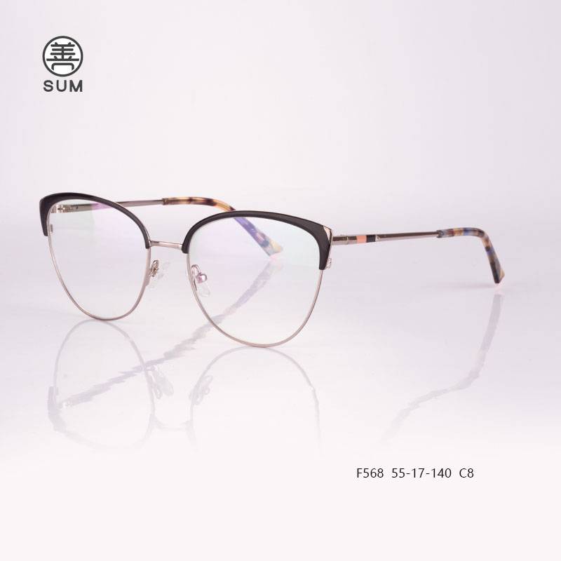 Metal Optical Frames F568 C8
