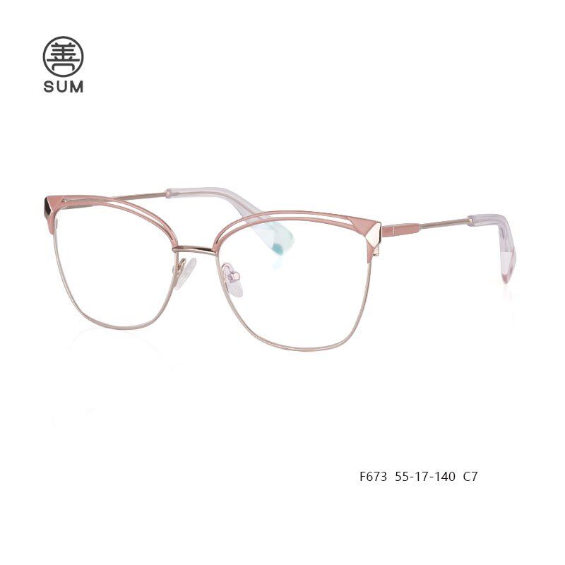 New Design Metal Eyeglasses F673 C7