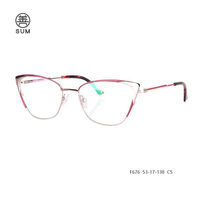 Fashion Ladies Eyeglasses F676 C5 Fashion Ladies Eyeglasses F676 C5