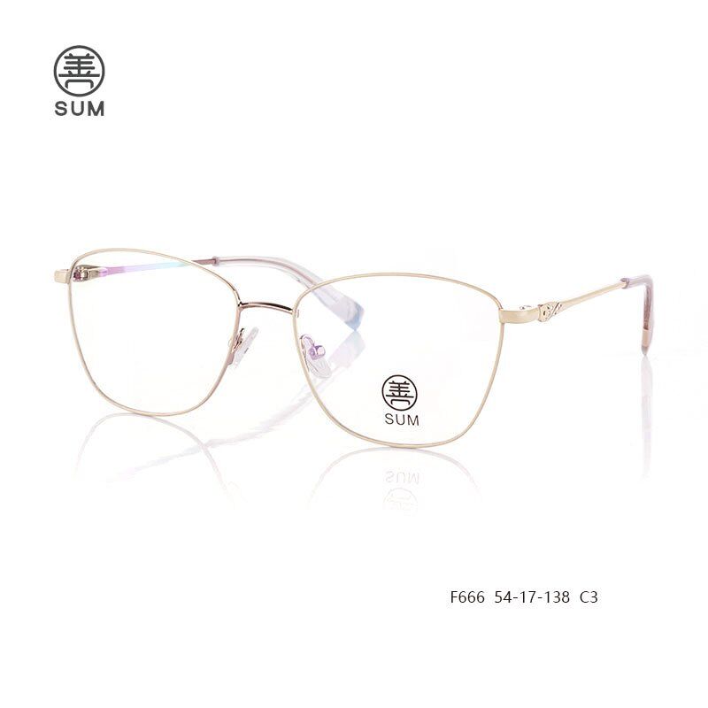 latest designer eyeglass frames for women F666 C3