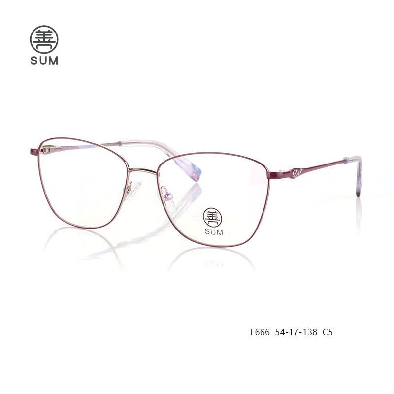 latest designer eyeglass frames for women F666 C5