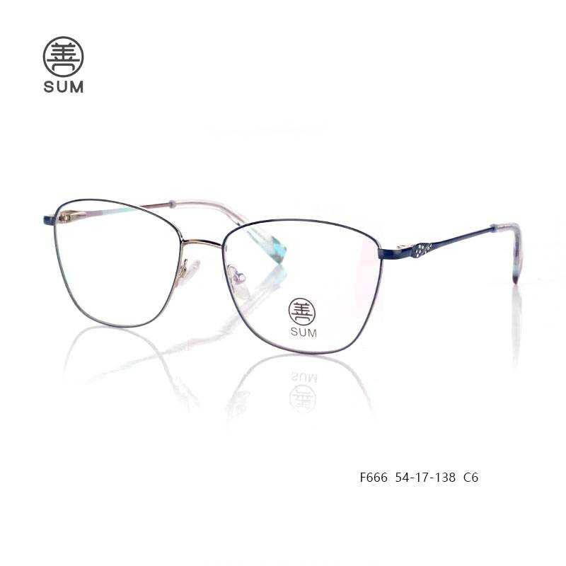 latest designer eyeglass frames for women F666 C6