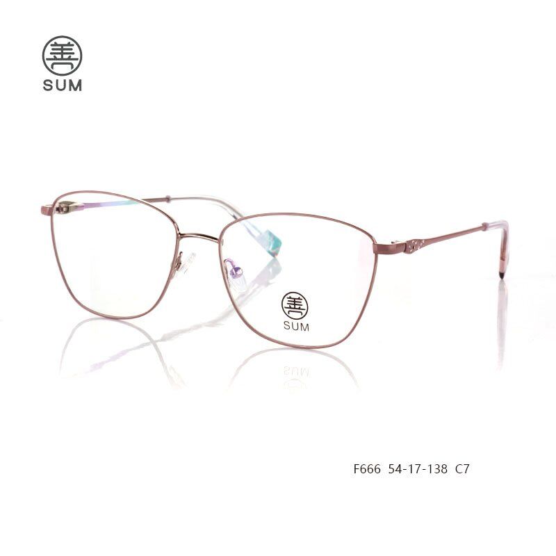 latest designer eyeglass frames for women F666 C7