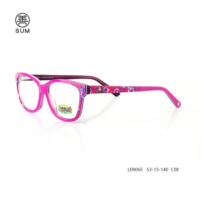 Kids Acetate Optical Frames Ler065 C8 Kids Acetate Optical Frames Ler065 C8