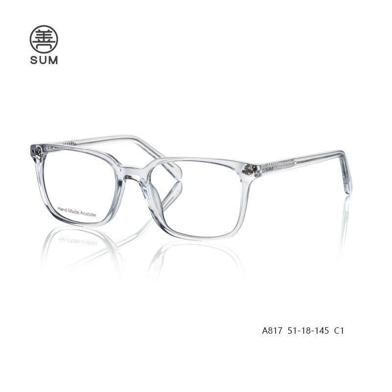 Thin Acetate Optical Frames For Men A817 C1 Thin Acetate Optical Frames For Men A817 C1