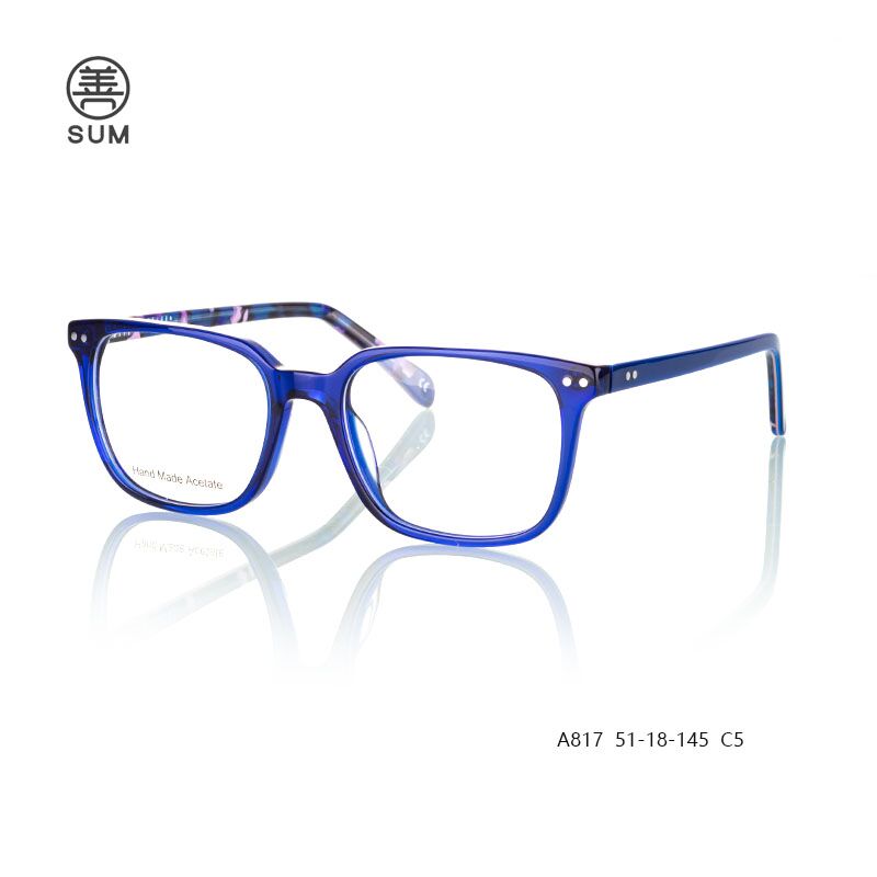 Thin Acetate Optical Frames For Men A817 C5