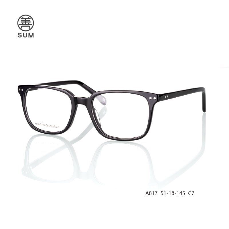Thin Acetate Optical Frames For Men A817 C7 Thin Acetate Optical Frames For Men A817 C7