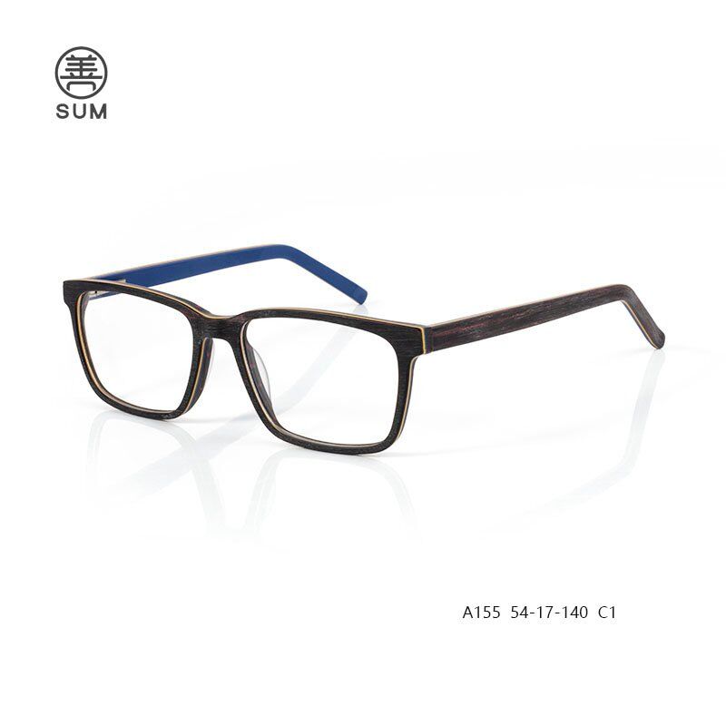 Wood Acetate Eyeglassesa155 C1 Wood Acetate Eyeglassesa155 C1